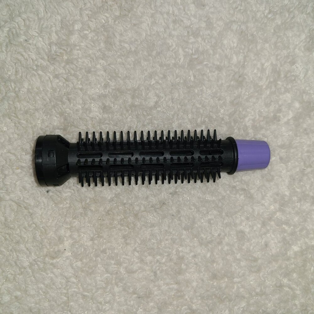 Conair Supreme Black/Purple 2-in-1 Hot Air Curling Brush Dryer - Picture 10 of 10